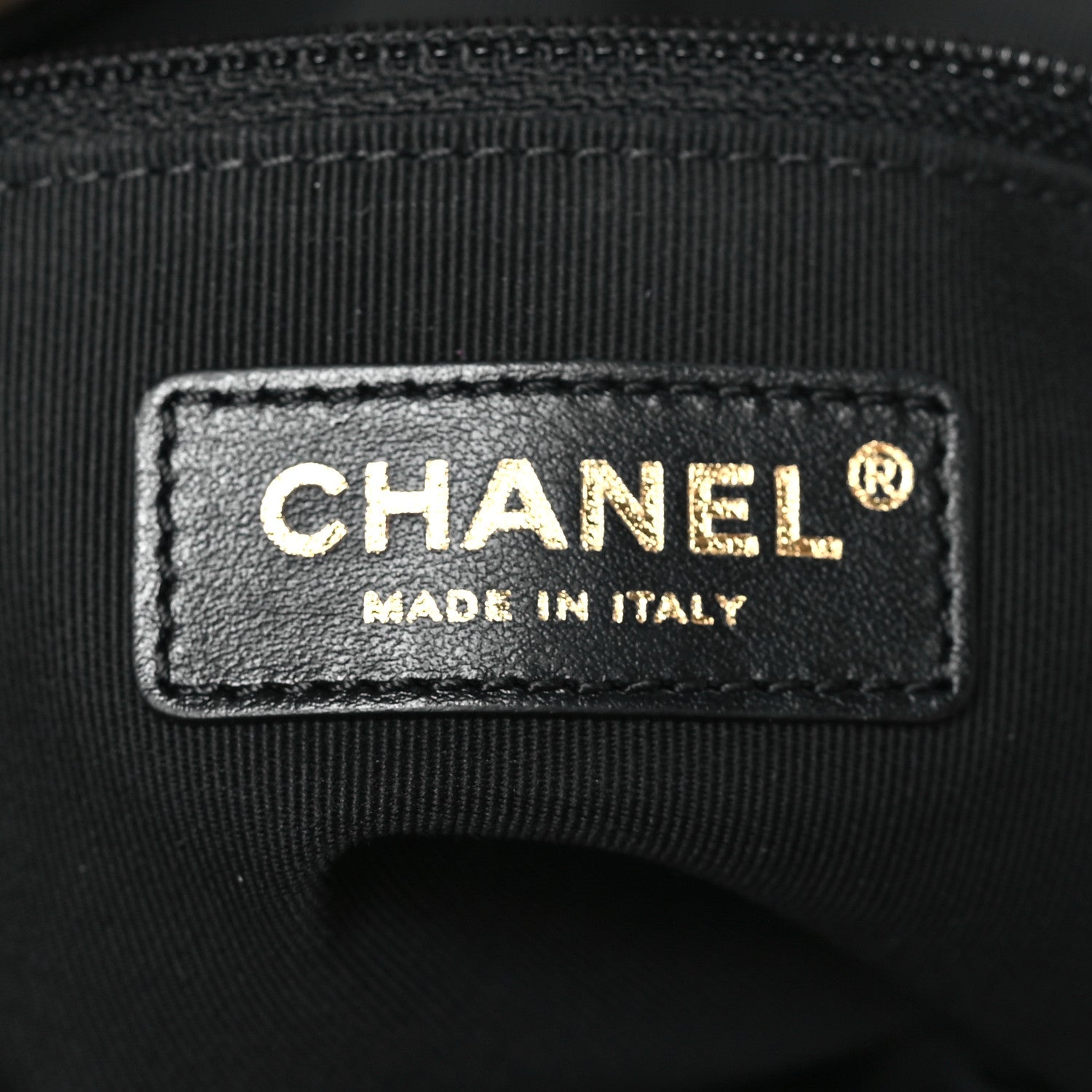 Chanel Calfskin Stitched Small Shopping Tote Dark Beige 5 of 9