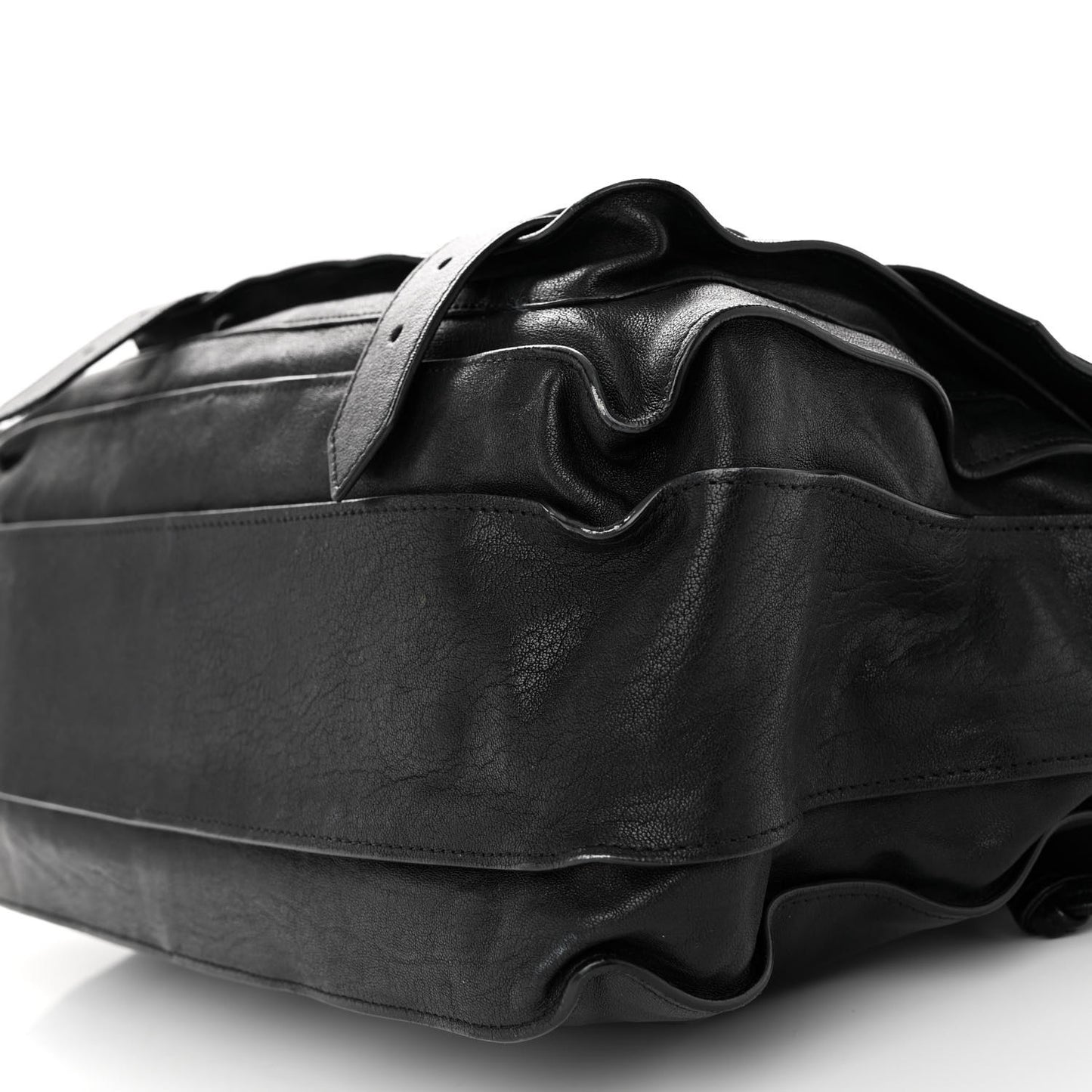 Lambskin PS1 Large Satchel Black