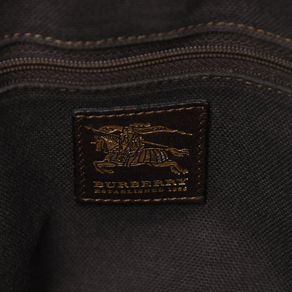 Burberry Haymarket Check Thornley Satchel Chocolate 6 of 13