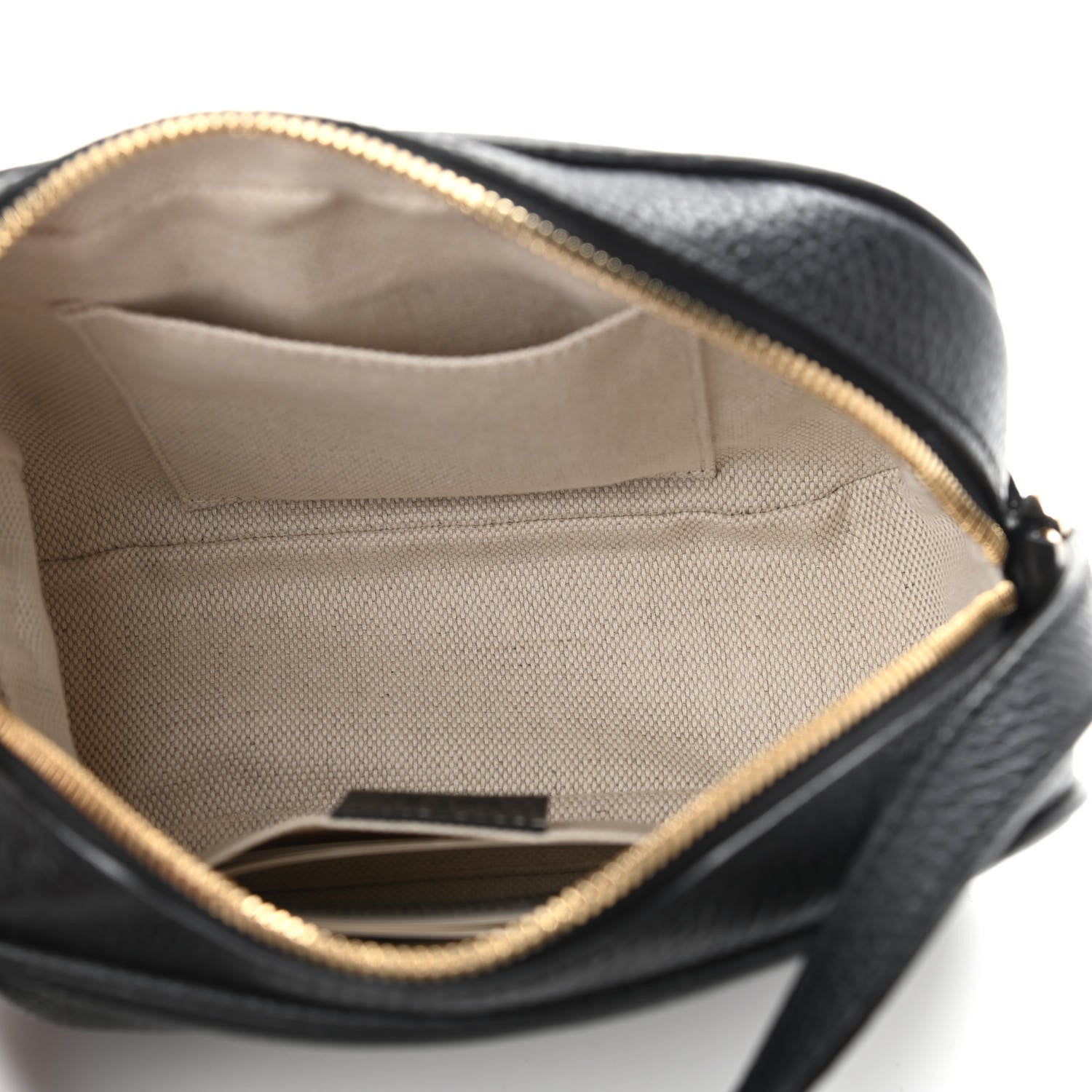 Gucci Pebbled Calfskin Small Soho Disco Bag Black 5 of 9