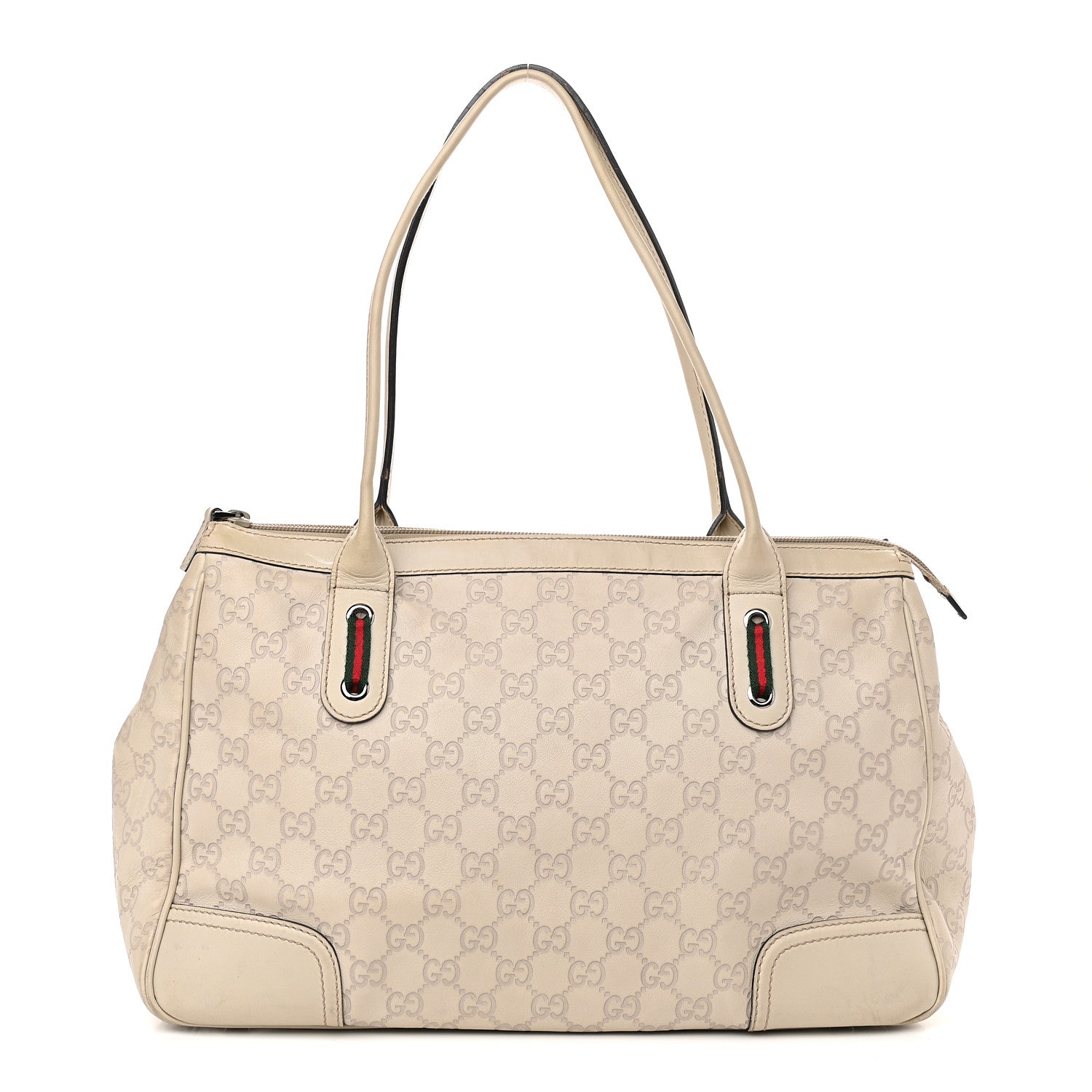 Gucci Guccissima Medium Princy Tote Off White 1 of 13