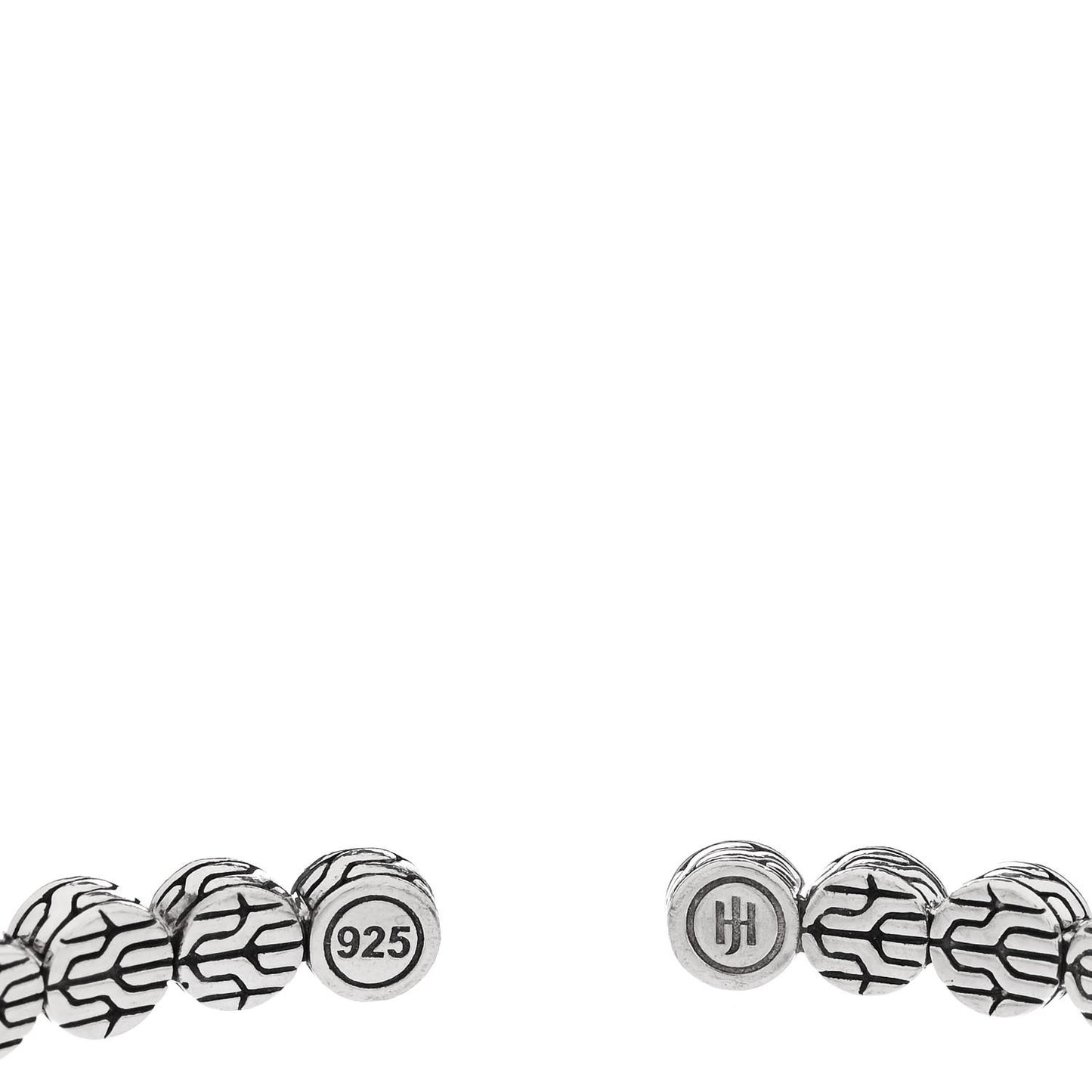Sterling Silver Narrow Hammered Palu Dot Cuff Bracelet