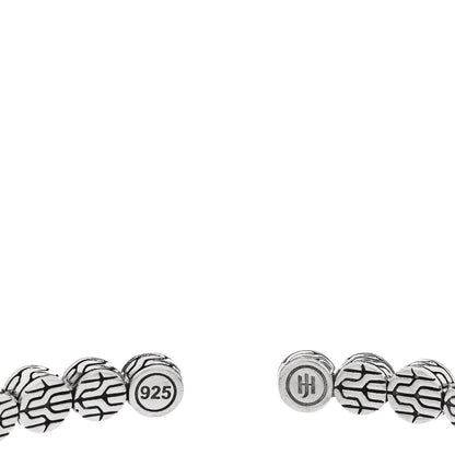 John Hardy Sterling Silver Narrow Hammered Palu Dot Cuff Bracelet 3 of 3