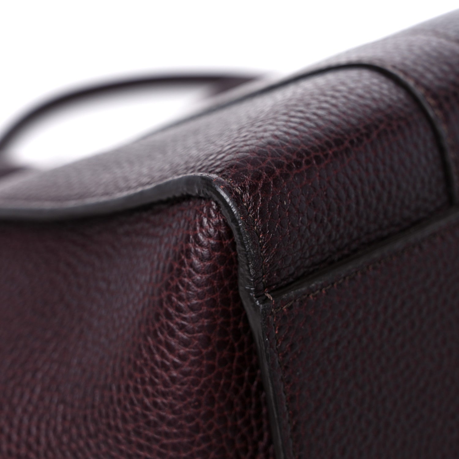 Mulberry Grain Vegetable Tanned Calfskin Small Zipped Bayswater Oxblood 10 of 15