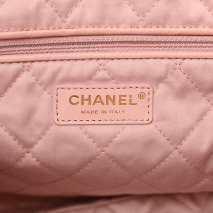 Chanel Shiny Calfskin Quilted Small Chanel 22 Light Pink 7 of 11