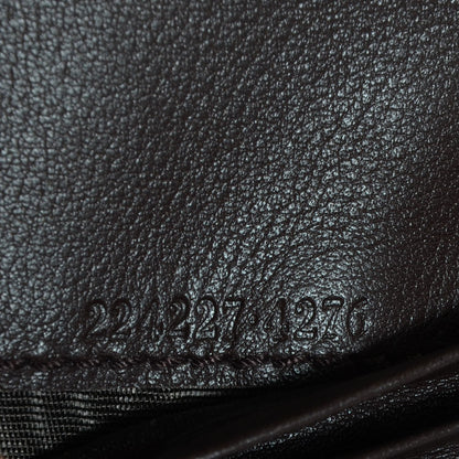 Gucci Guccissima Interlocking Icon French Wallet Dark Brown 7 of 8