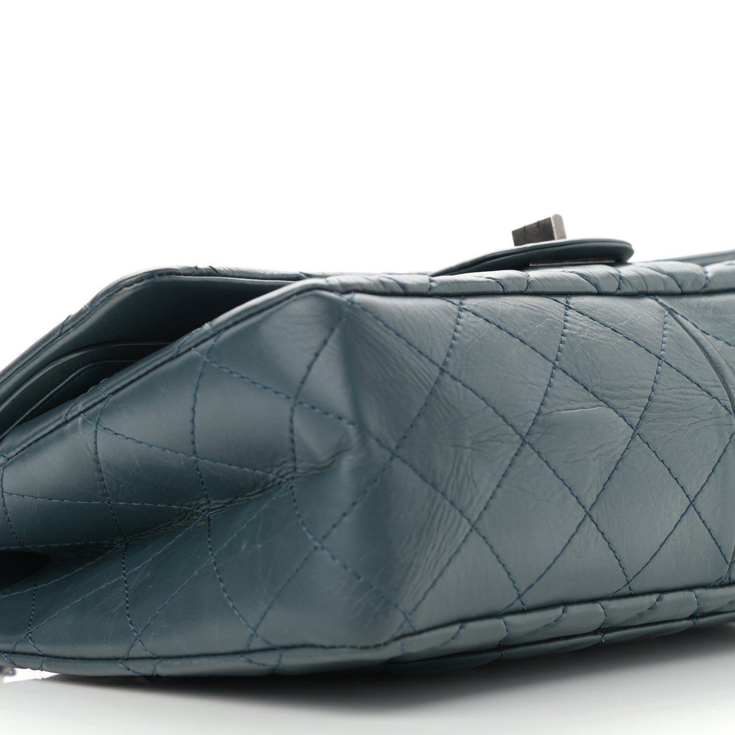 Chanel Aged Calfskin Quilted 2.55 Reissue 227 Green 9 of 16