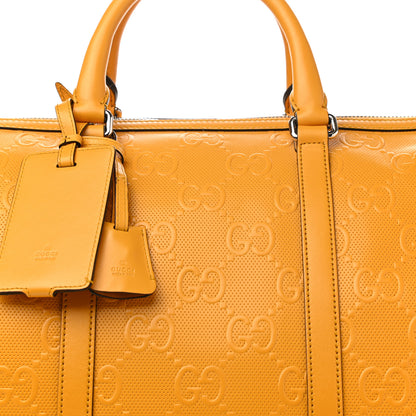 Gucci Calfskin GG Tennis Embossed Duffle Bag Crop 7 of 11