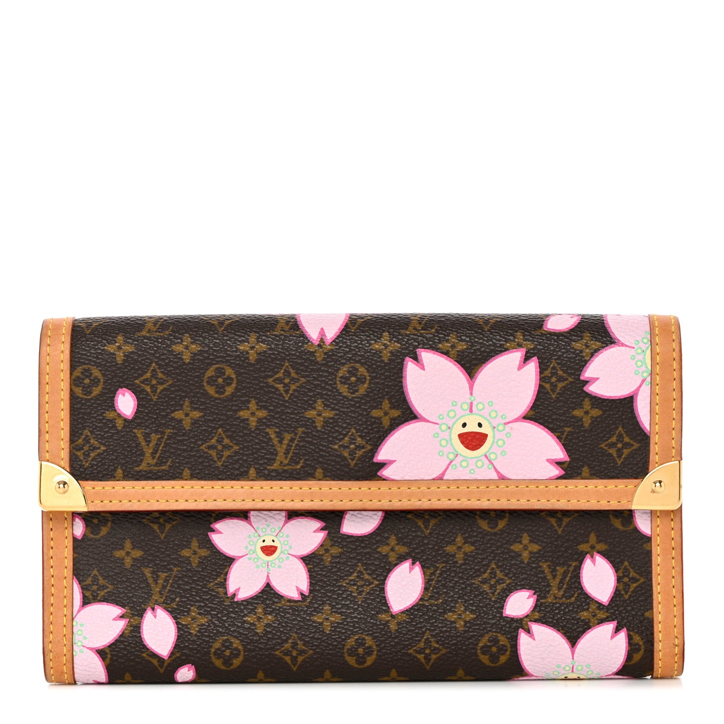 Monogram Cherry Blossom Porte Tresor International Wallet Brown