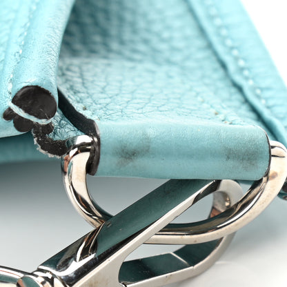 Hermes Taurillon Clemence Evelyne III PM Bleu Atoll 12 of 12