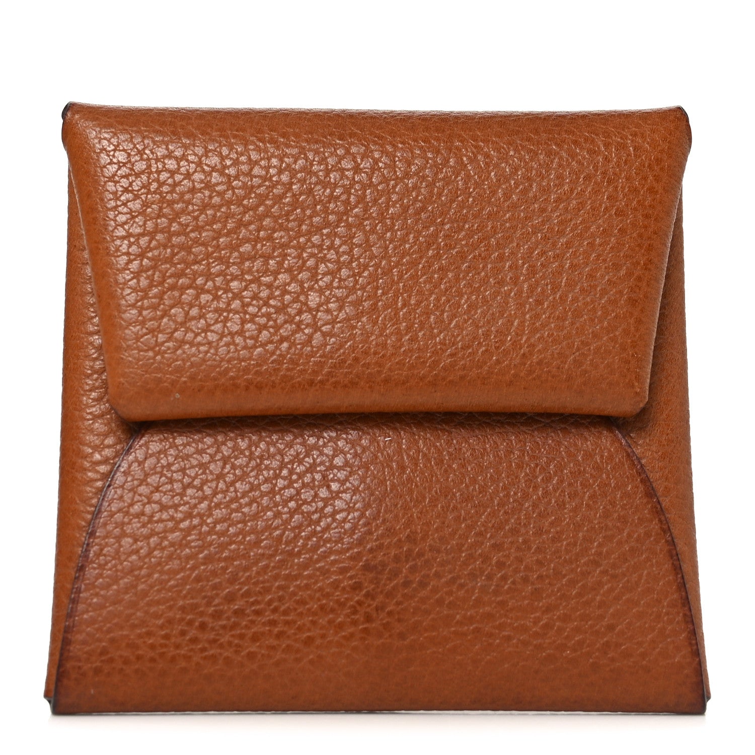 Hermes Barenia Faubourg Bastia Verso Coin Purse Fauve Rose D'ete 1 of 7