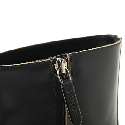 Gucci Cordovan Lux Dionysus Hunder Boots 40 Black 7 of 11