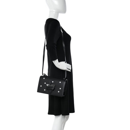 Loewe Calfskin Stars Medium Barcelona Shoulder Bag Black 2 of 9