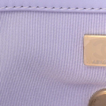 Chanel Lambskin Quilted Medium Chanel 19 Flap Light Purple 7 of 12