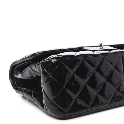 Chanel Patent Quilted Jumbo Double Flap Black 6 of 11