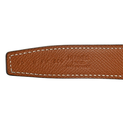 Hermes Swift Epsom 24mm Collier De Chien CDC Belt 90 36 Black Gold 5 of 5