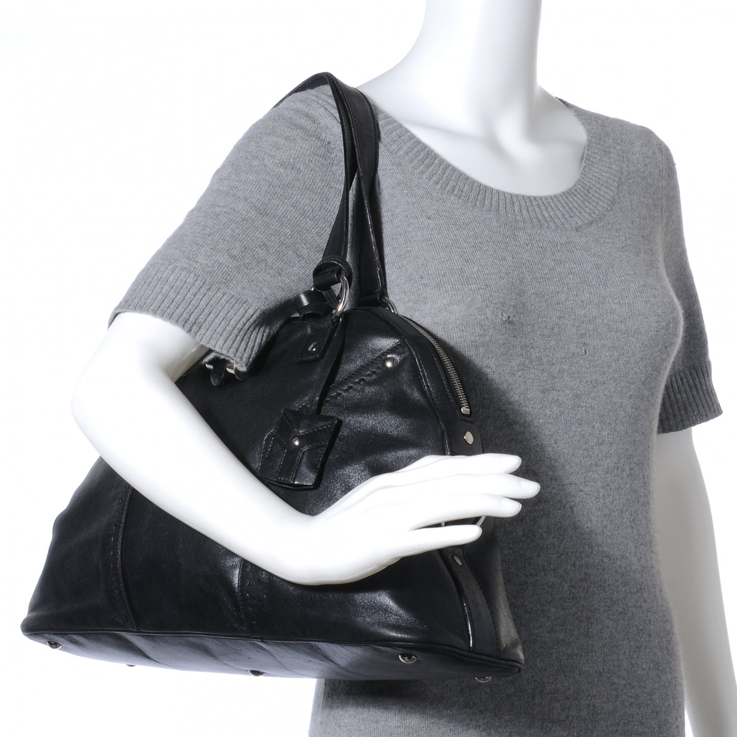 Leather Large Muse Black
