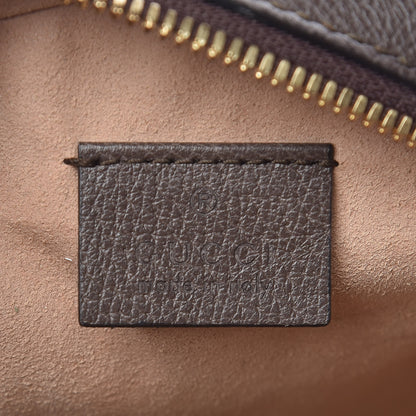 Gucci GG Supreme Monogram Web Mini Ophidia Round Shoulder Bag Brown 8 of 10