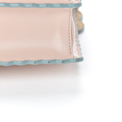 Fendi Vitello Liberty Scalloped Studded Kan I Shoulder Bag Soap 13 of 13