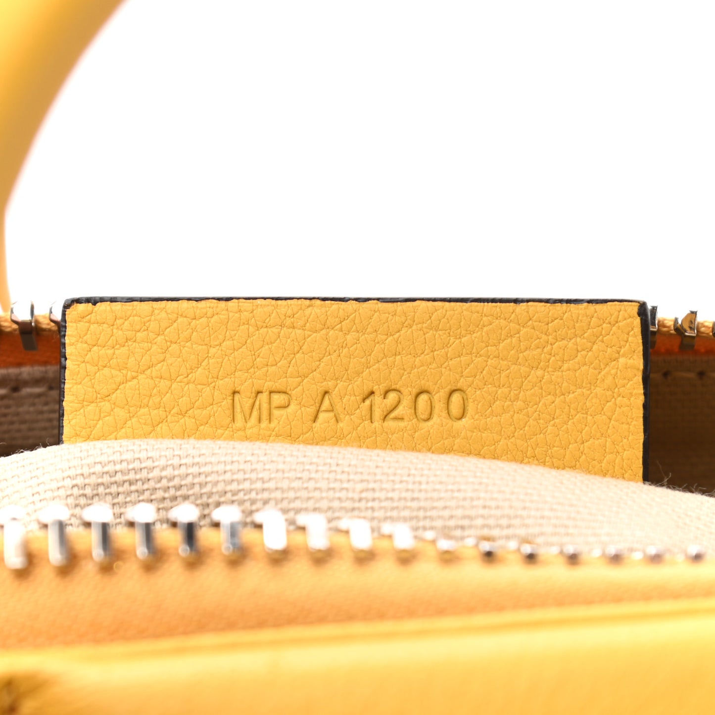Sugar Goatskin Mini Antigona Dark Yellow