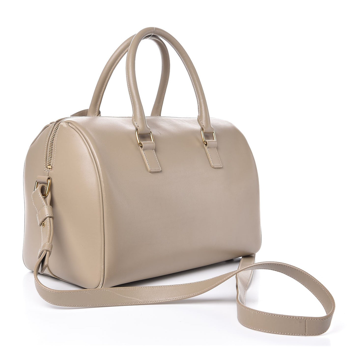 Calfskin Classic Duffle 6 Beige Vintage
