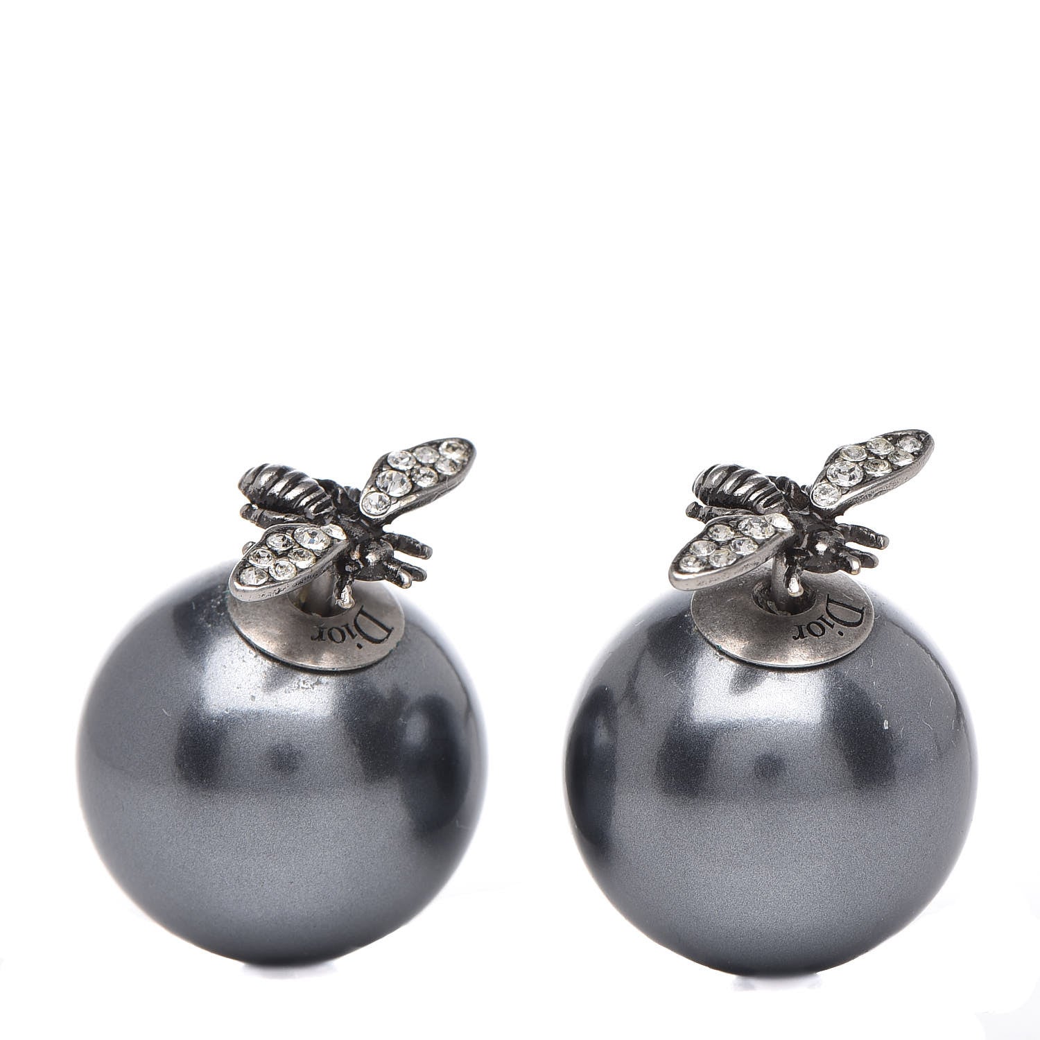 Christian Dior Mise En Dior Tribal Bee Earrings Grey 1 of 5
