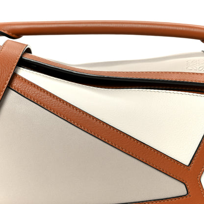 Loewe Calfskin Small Graphic Puzzle Bag Ghost Soft White 9 of 11