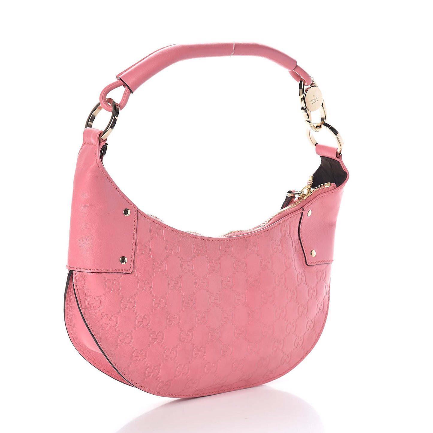 Guccissima Half Moon Hobo Sushi Pink