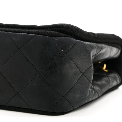 Chanel Jersey Calfskin Quilted Mini Single Flap Bag Black 10 of 10