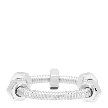 Cartier 18K White Gold Ecrou De Cartier Ring 58 8.5 3 of 4