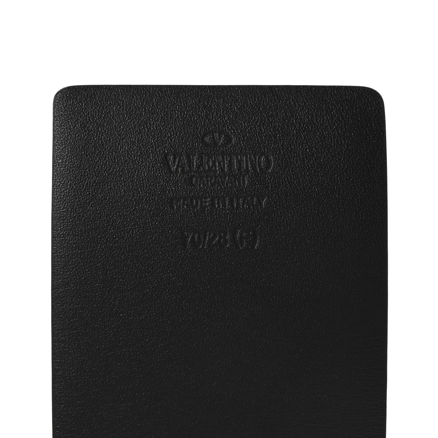 Valentino Garavani Glossy Calfskin VLogo Reversible 70mm Belt 70 28 Saddle Brown Black 5 of 5