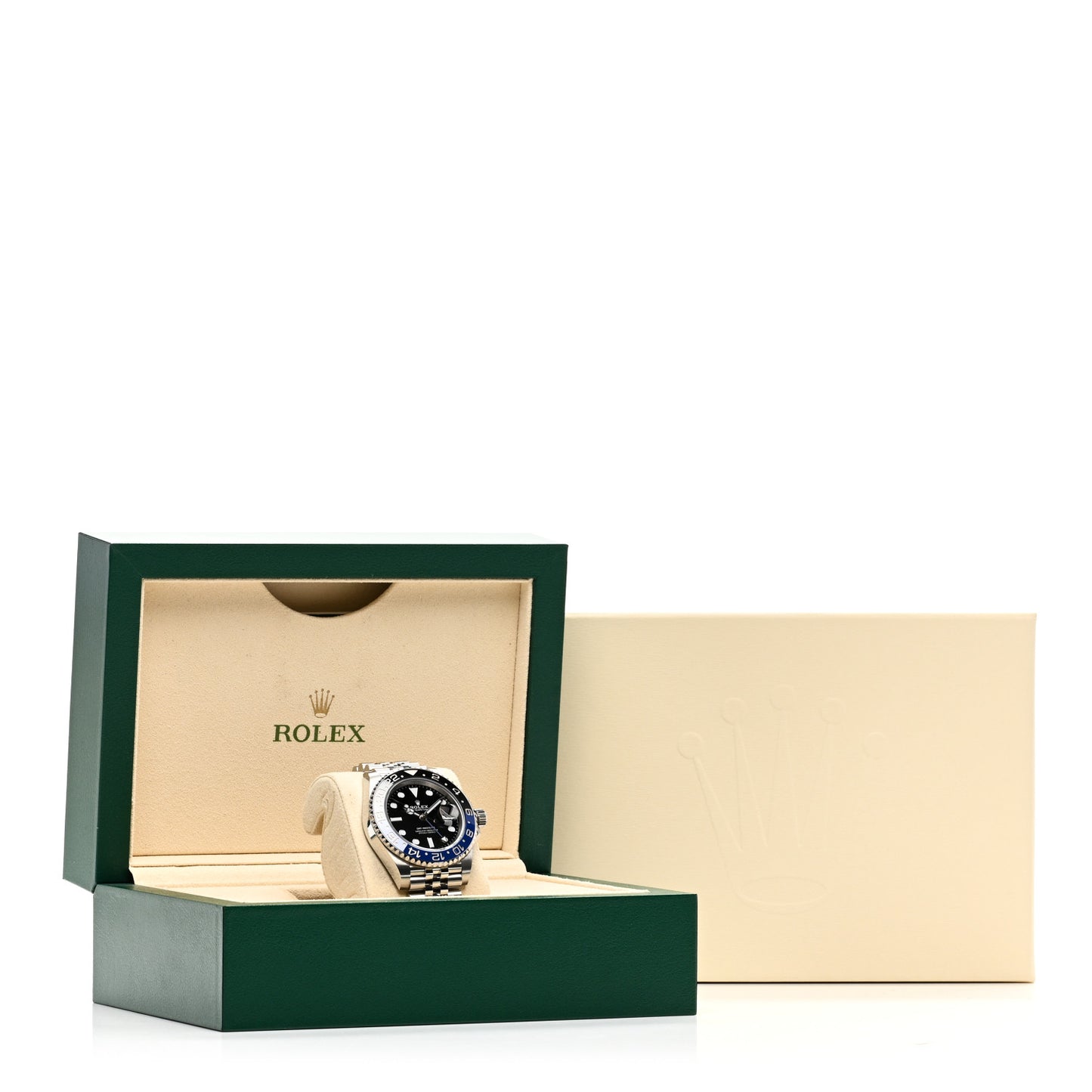 Stainless Steel 40mm Oyster Perpetual Date GMT Master Ⅱ Batgirl Watch 126710BLNR