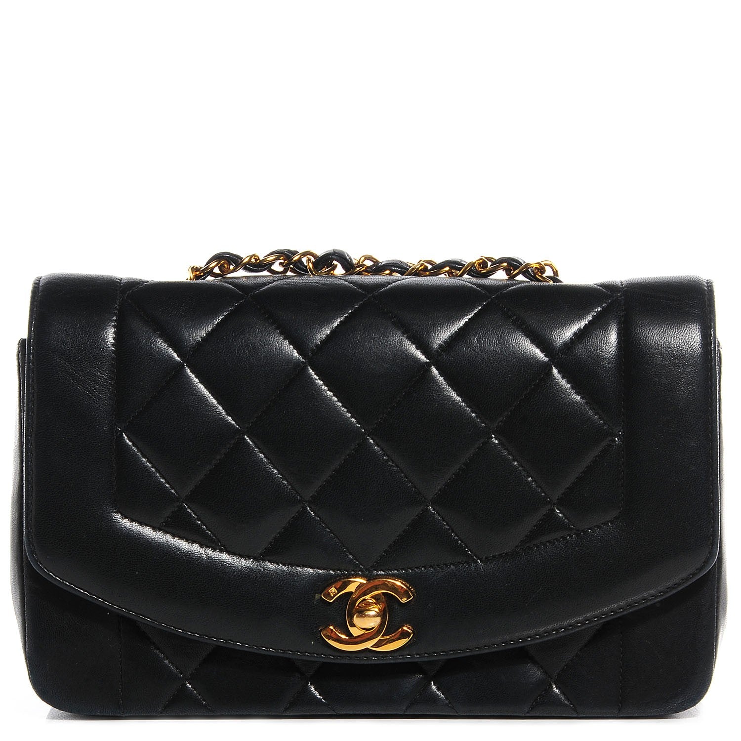 Chanel Lambskin Small Single Flap Black 1 of 9