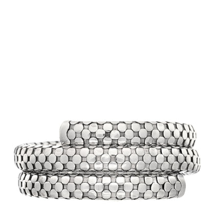 John Hardy Sterling Silver Dot Double Coil Bracelet 1 of 3