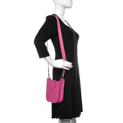 Hermes Taurillon Clemence Evelyne TPM Magnolia 2 of 10
