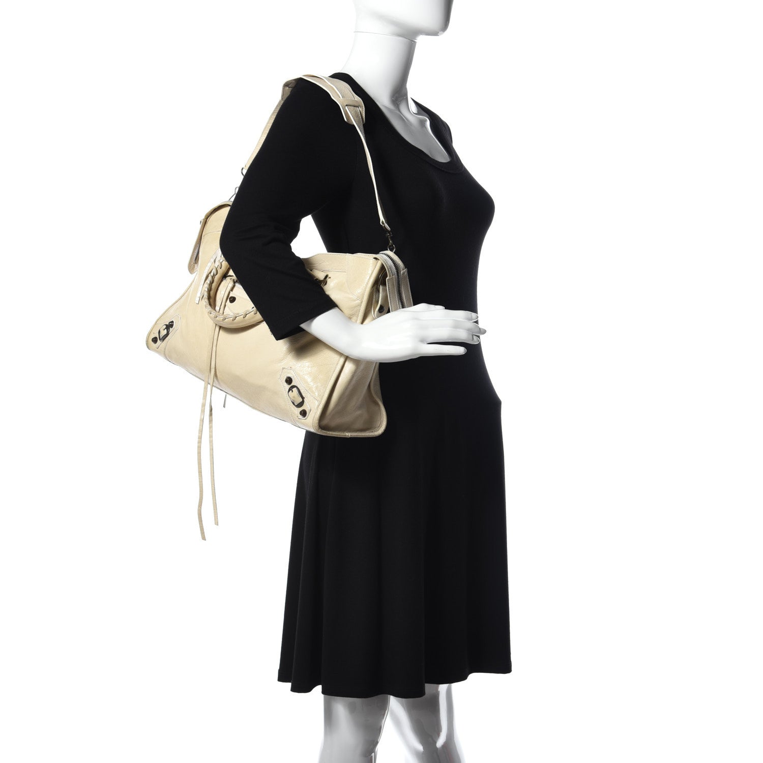 Balenciaga Agneau Classic Hardware City White 2 of 15