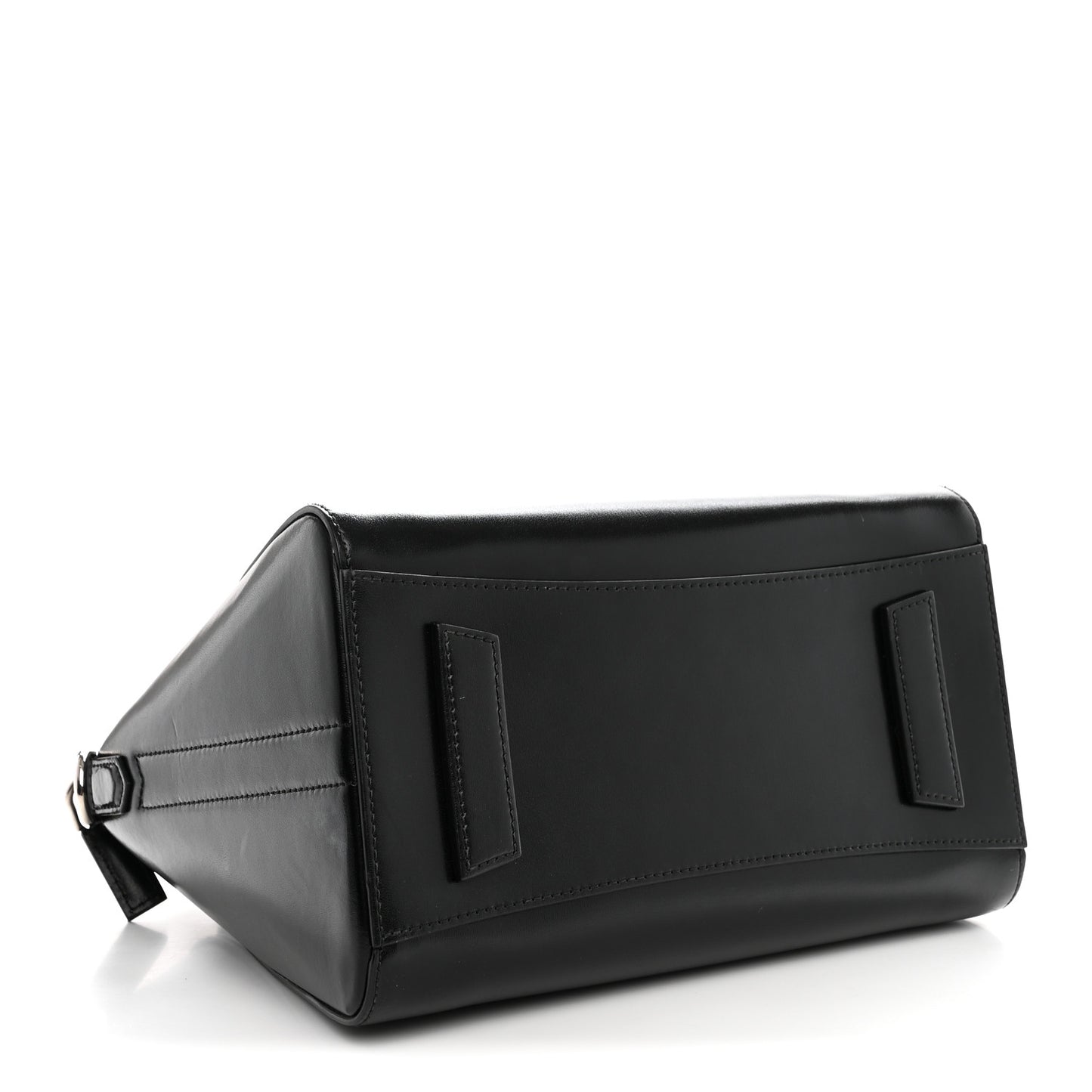 Shiny Lord Calfskin Small Antigona Black