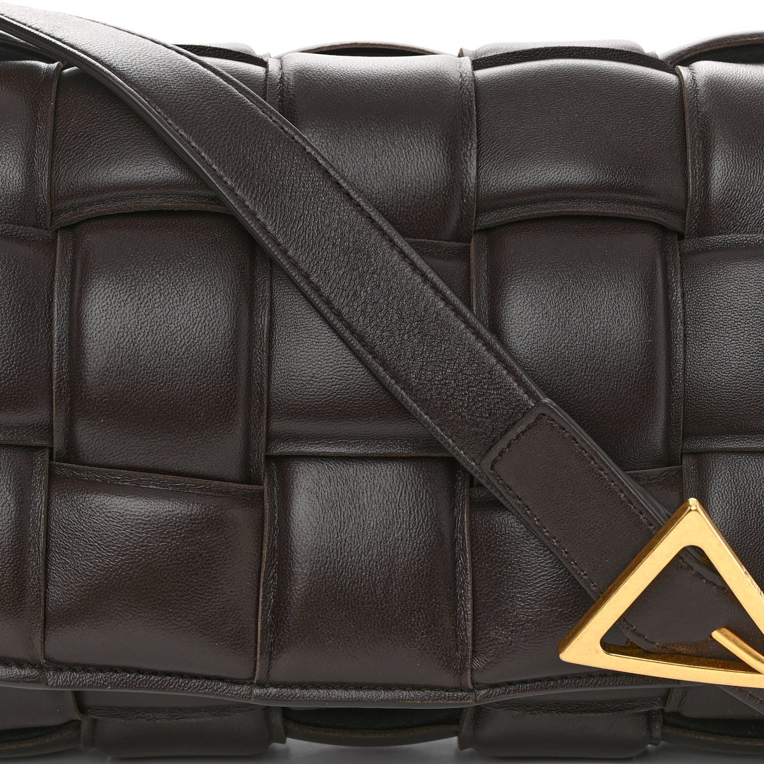 Bottega Veneta Nappa Maxi Intreccio Padded Cassette Crossbody Bag Fondente 7 of 10