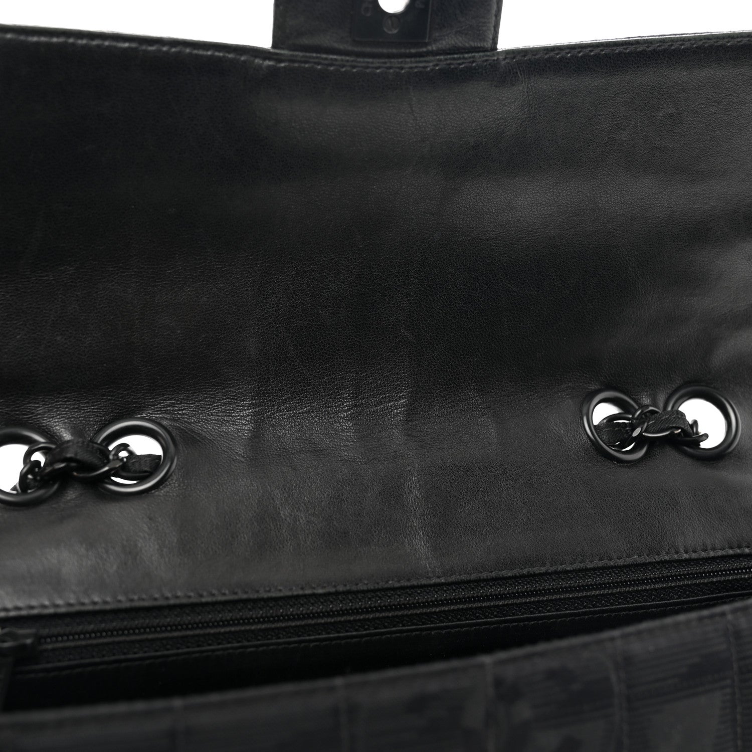 Chanel Nylon Medium Travel Flap Black 11 of 11
