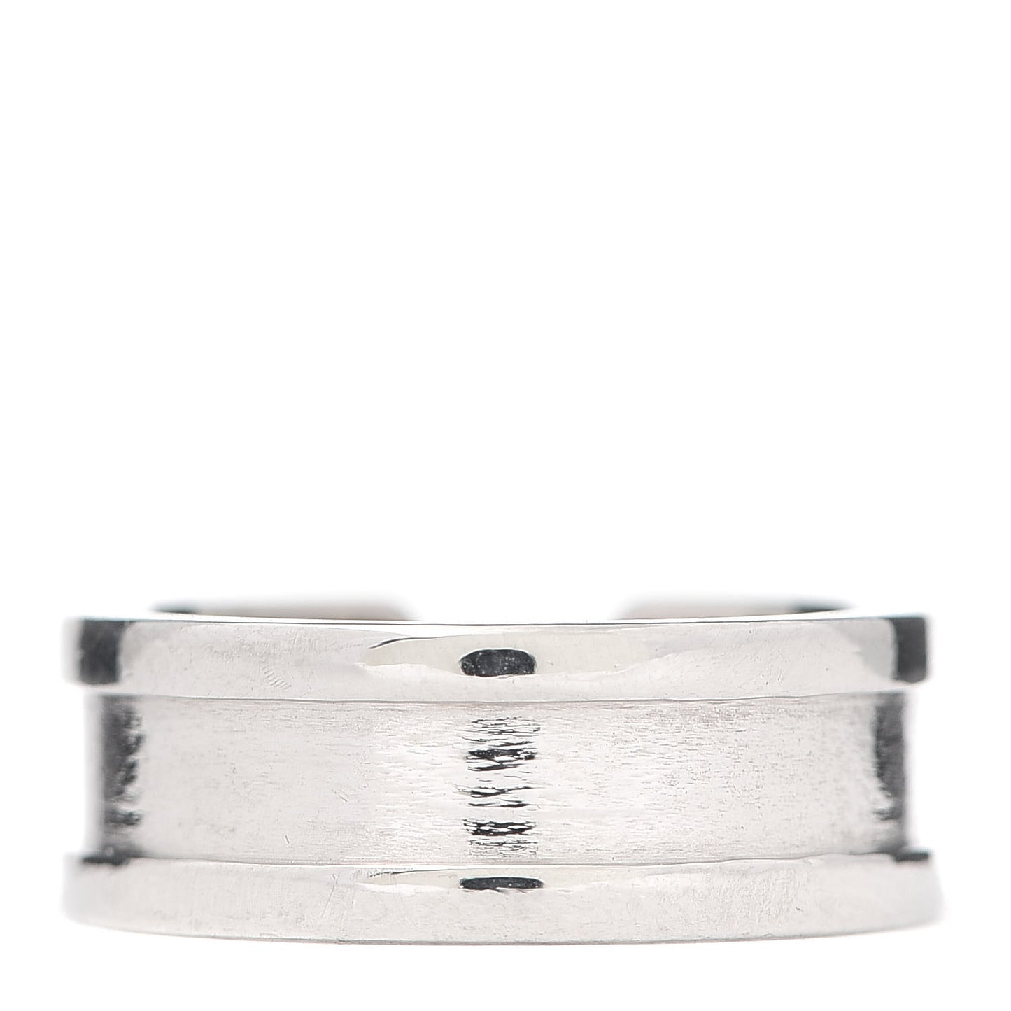18K White Gold 6.5mm C De Ring 47 4