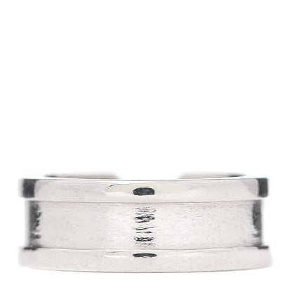 Cartier 18K White Gold 6.5mm C De Ring 47 4 3 of 5