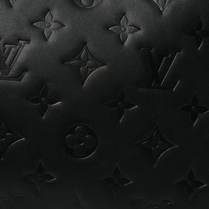 Louis Vuitton Lambskin Embossed Monogram Coussin PM Black 9 of 12