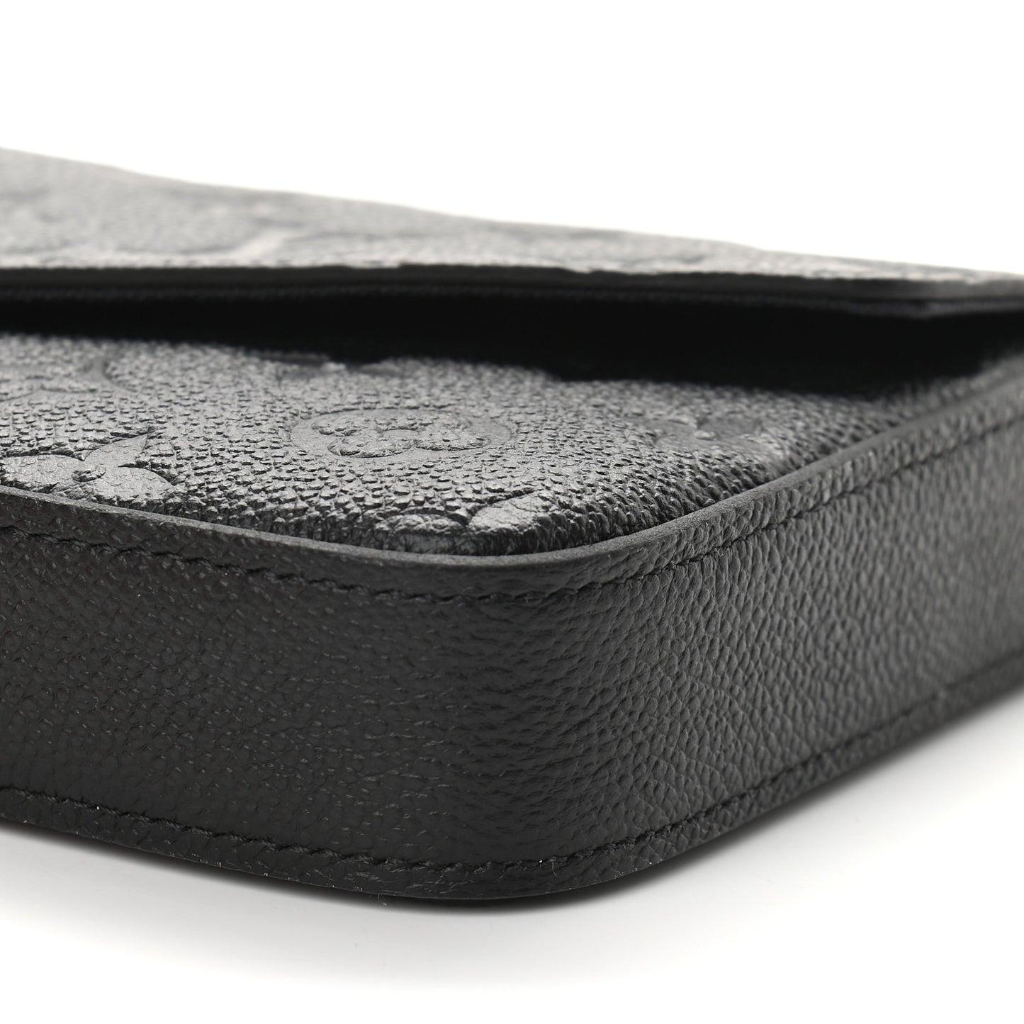 Empreinte Pochette Felicie Chain Wallet Black