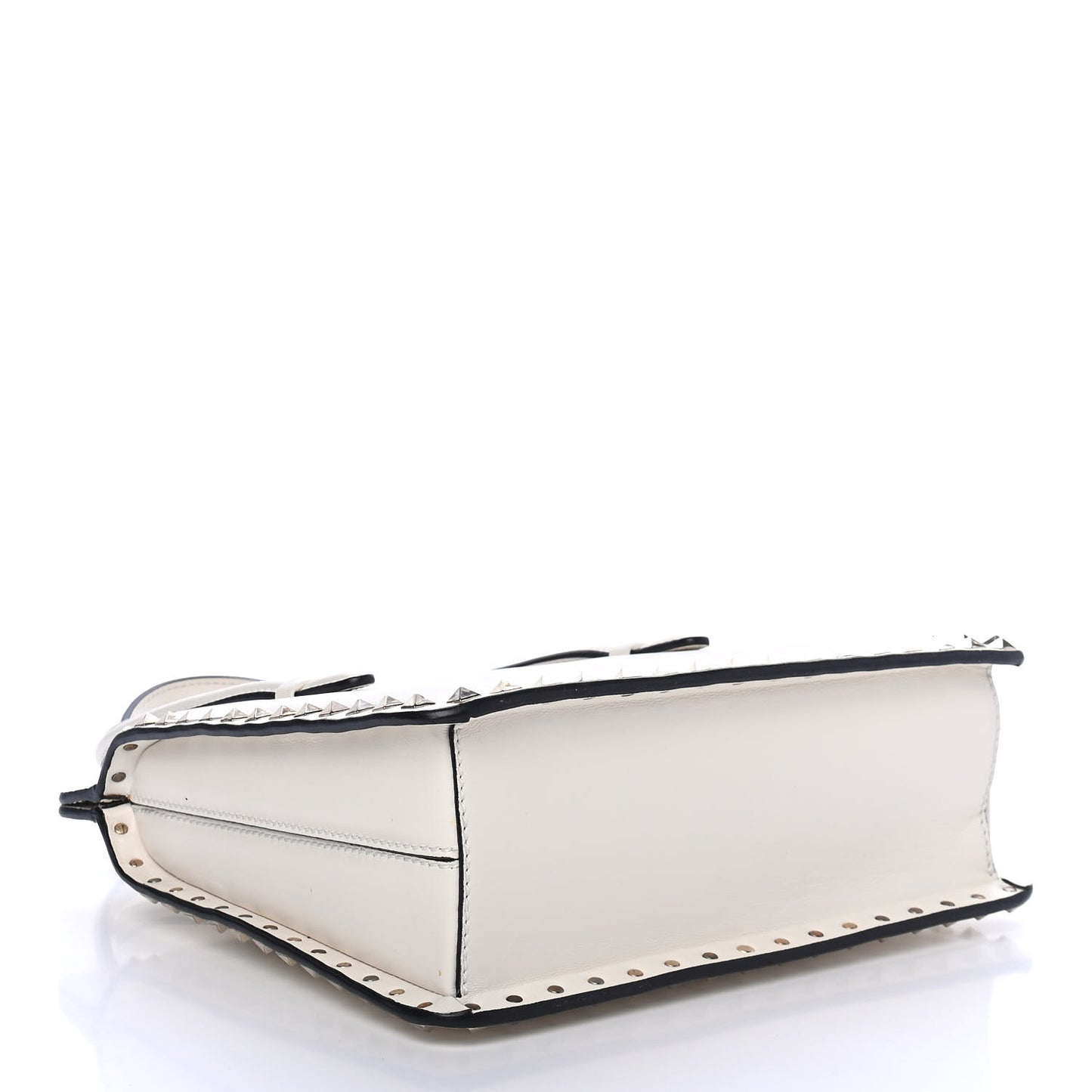 Vitello Rockstud Tote Ivory