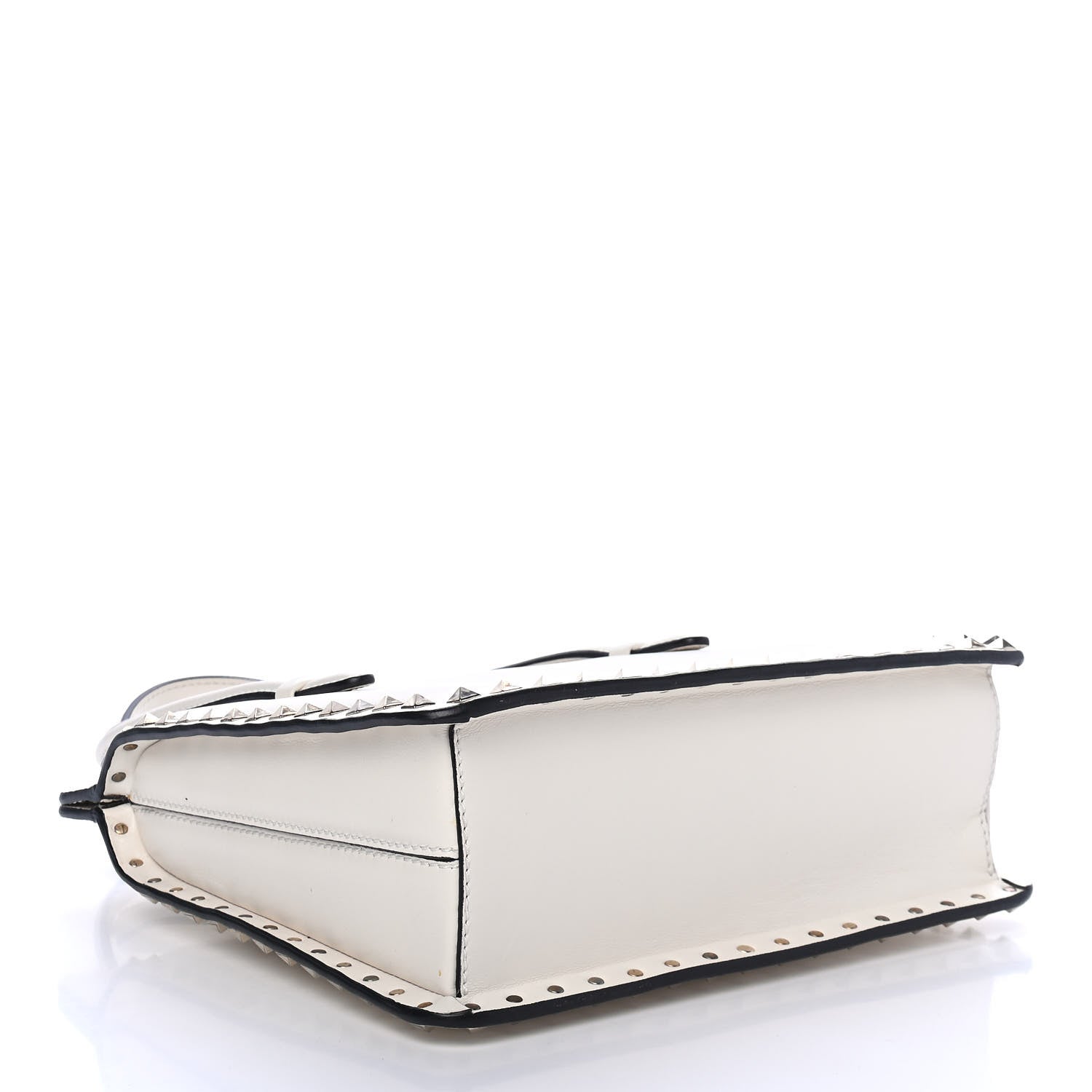 Valentino Garavani Vitello Rockstud Tote Ivory 3 of 5