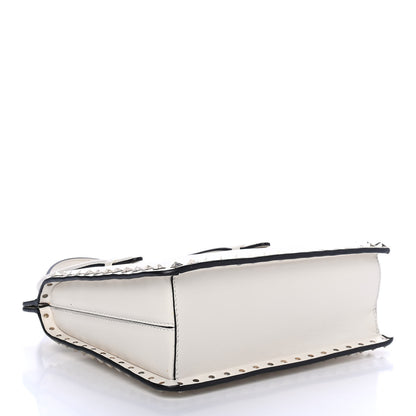 Valentino Garavani Vitello Rockstud Tote Ivory 3 of 5