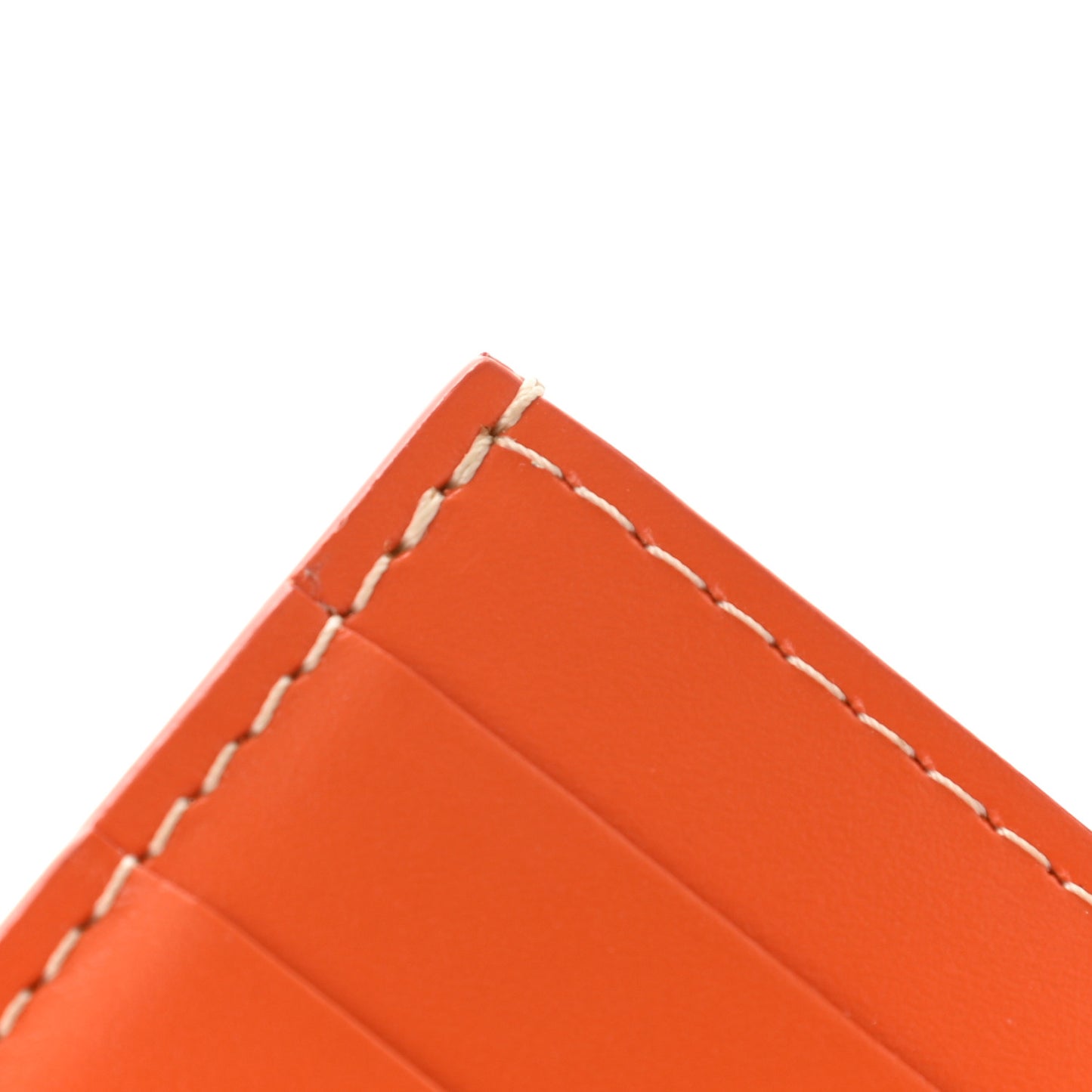 Goyardine Saint Pierre Card Holder Orange