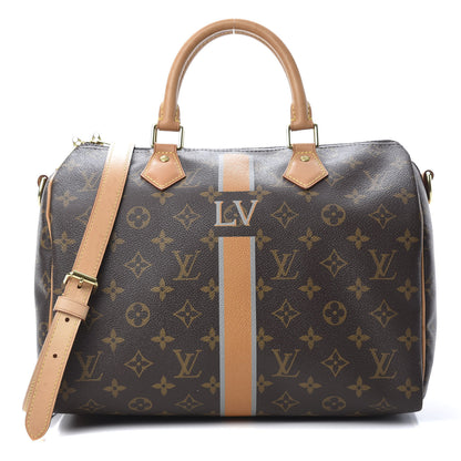 Louis Vuitton Monogram My LV Heritage Speedy Bandouliere 30 Moutarde Gris 1 of 13