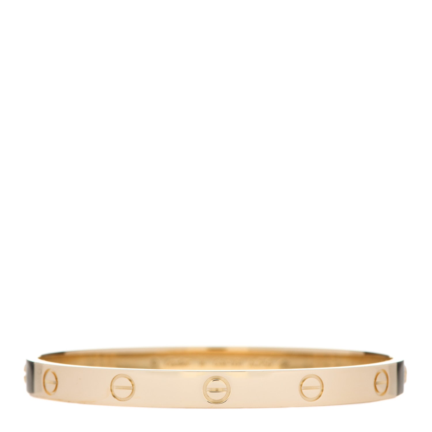 Cartier 18K Yellow Gold LOVE Bracelet 18 1 of 4