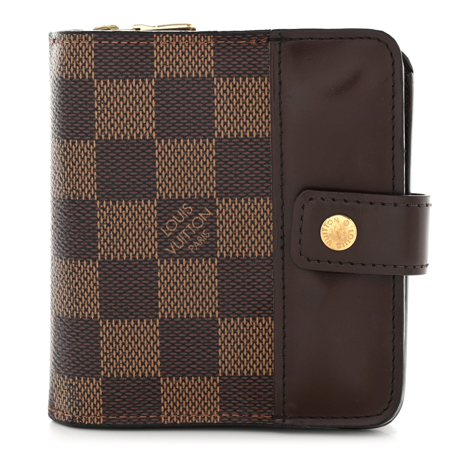 Louis Vuitton Damier Ebene Zippe Zipped Compact Wallet 1 of 12